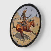 De Cowboy, schilderij van F. Remington. Grote Klok (Hoek)