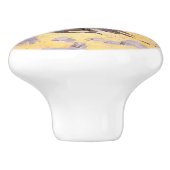 De Cowboy (van Frederic Remington) Keramische Knop (Zijkant)