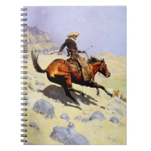 De Cowboy van Remington, Vintage Cavalerie Militai Notitieboek