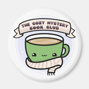 De Cozy Mystery Book Club Magnet Magneet