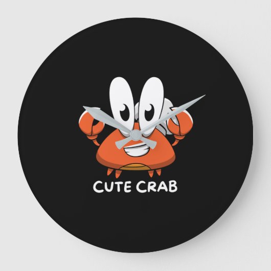 De Crabtastic Cutie. Grote Klok (Voorkant)