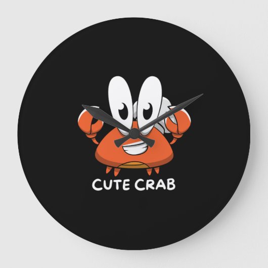 De Crabtastic Cutie. Grote Klok (Voorkant)