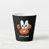 De Crabtastic Cutie Latte Mok (Voorkant)