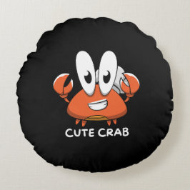 De Crabtastic Cutie. Rond Kussen