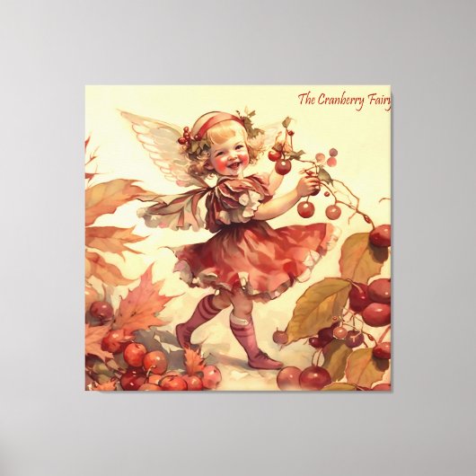 De Cranberryfee Canvas Afdruk (Voorkant)