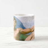 De creatie van Adam (detail), Michelangelo Koffiemok (Center)
