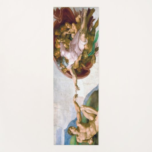 De creatie van Adam (detail), Michelangelo Yogamat (Voorkant)