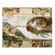 De creatie van Adam door Michelangelo Fine Art
