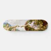 De creatie van Adam door Michelangelo Skateboard (Horizontaal)