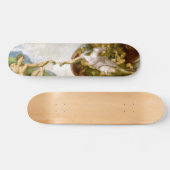 De creatie van Adam door Michelangelo Skateboard (Horizontaal)