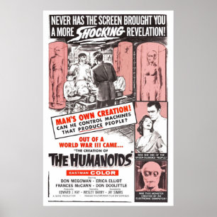 De creatie van de Humanoïden Poster