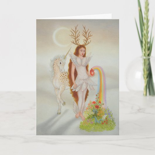 de creatie van een lente wenskaart kaart (Voorkant)