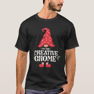 De creatieve gnoom grappige familie matching groep t-shirt
