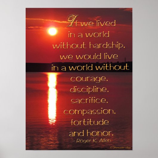 De Creëer van de ongerustheid moedigen Motivatie P Poster (Voorkant)