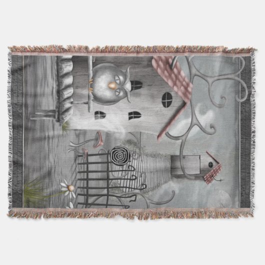 De Creek Gothic Folk Art Deken (Voorkant)