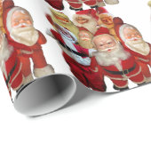 De Creepy  Santa Gang Cadeaupapier (Rol Hoek)