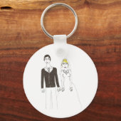 De crepy bruiloft 2 sleutelhanger (Voorkant)