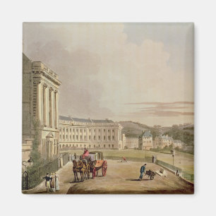 De Crescent, detail van de straat, van 'Bath Ill' Magneet
