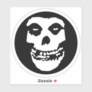 De Crimson Ghost Vintage B Film Horror Punk  Sticker