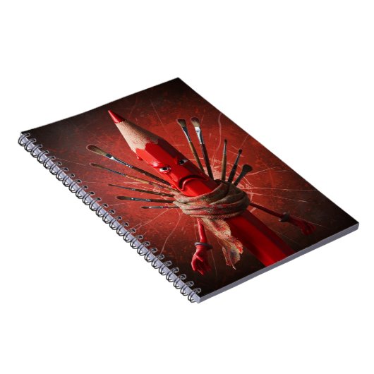 De Crimson Scribbler Notitieboek (Rechterzijde)