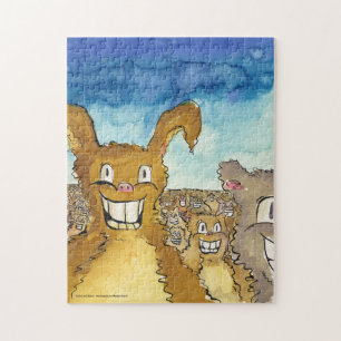 De critici komen uit Cartoon puzzel Legpuzzel