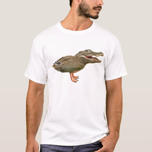 De crocoduck met voeten t-shirt (Voorkant)