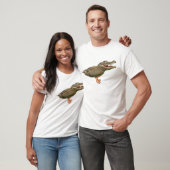 De crocoduck met voeten t-shirt (Unisex)