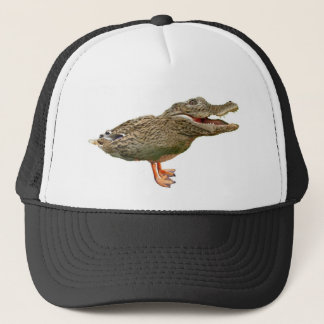 De crocoduck met voeten trucker pet