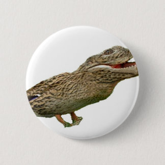 De crocoduck ronde button 5,7 cm