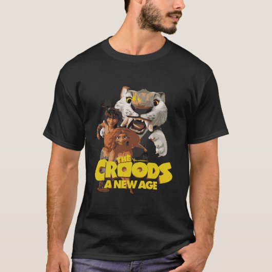 De Croods 2 Groep T-shirt (Voorkant)
