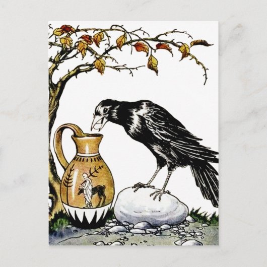 De Crow en de Pitcher Briefkaart (Voorkant)
