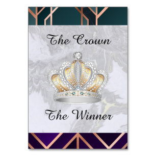 De Crown Winner Card Kaart