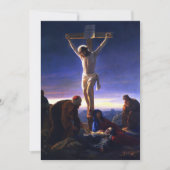 De Crucifixion. Fine Art Easter - aangepaste kaart (Voorkant)