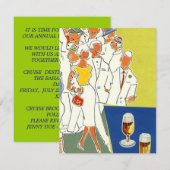 DE CRUISE PARTIJ INVITE INVITATIEFAMILIE VACATION! KAART (Voorkant / Achterkant)