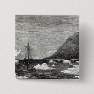 De cruise van de Pandora Vierkante Button 5,1 Cm
