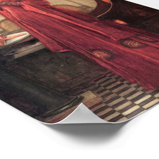 De Crystal Ball van Waterhouse Poster (Hoek)