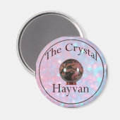 De Crystal Hayvan Magnet Magneet (Voorkant / Achterkant)
