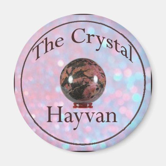 De Crystal Hayvan Magnet Magneet (Voorkant)