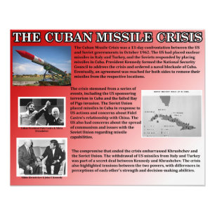 De Cubaanse rakettencrisis Foto Afdruk