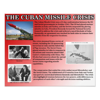 De Cubaanse rakettencrisis Foto Afdruk