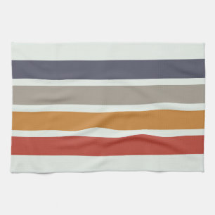 De Cuisine Classic Retro Stripes Douche Rideau Linge
