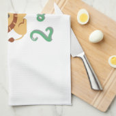 De Cuisine Linge j'ai 2ans - cadeau anniversaire Lion  (Quart Plié)