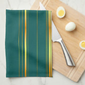 De Cuisine Linge Luxe Moderne Green Gold Texture Collection (Quart Plié)