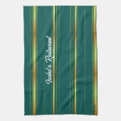 De Cuisine Linge Luxe Moderne Green Gold Texture Collection (Vertical)