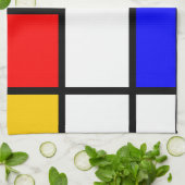 De Cuisine Linge maison style Mondrian (Plié)