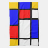 De Cuisine Linge maison style Mondrian (Vertical)