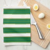 De Cuisine Luxe Linge Moderne Green Gold Texture Collection (Quart Plié)