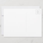 De culptuur van Thinker Rodin Paris Kaart (Achterkant)