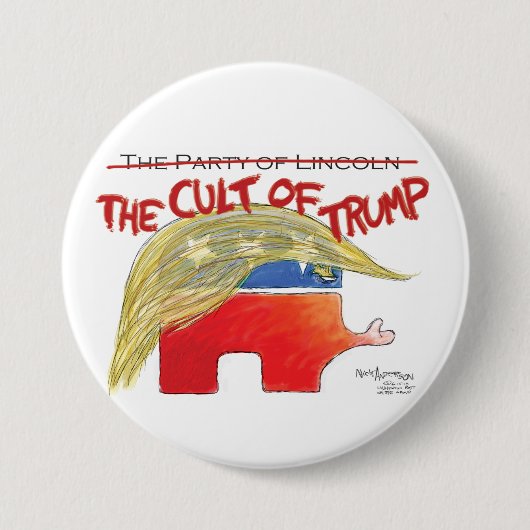 De Cult of Trump Button (Voorkant)