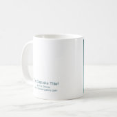 De Cupcake-dief Koffiemok (Voorkant links)